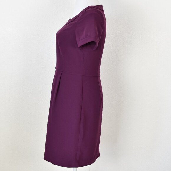 Pendleton Short Sleeve Sheath Dress Purple - 4P - Picture 6 of 10